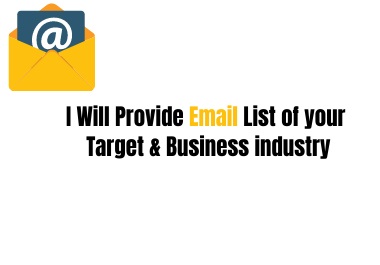  I will collect niche targeted email list clean and Varified