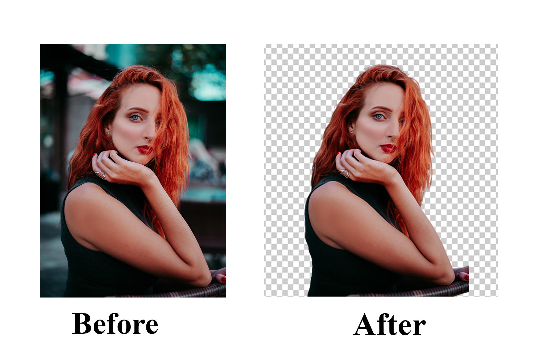 4 image background remove and photoshop editing
