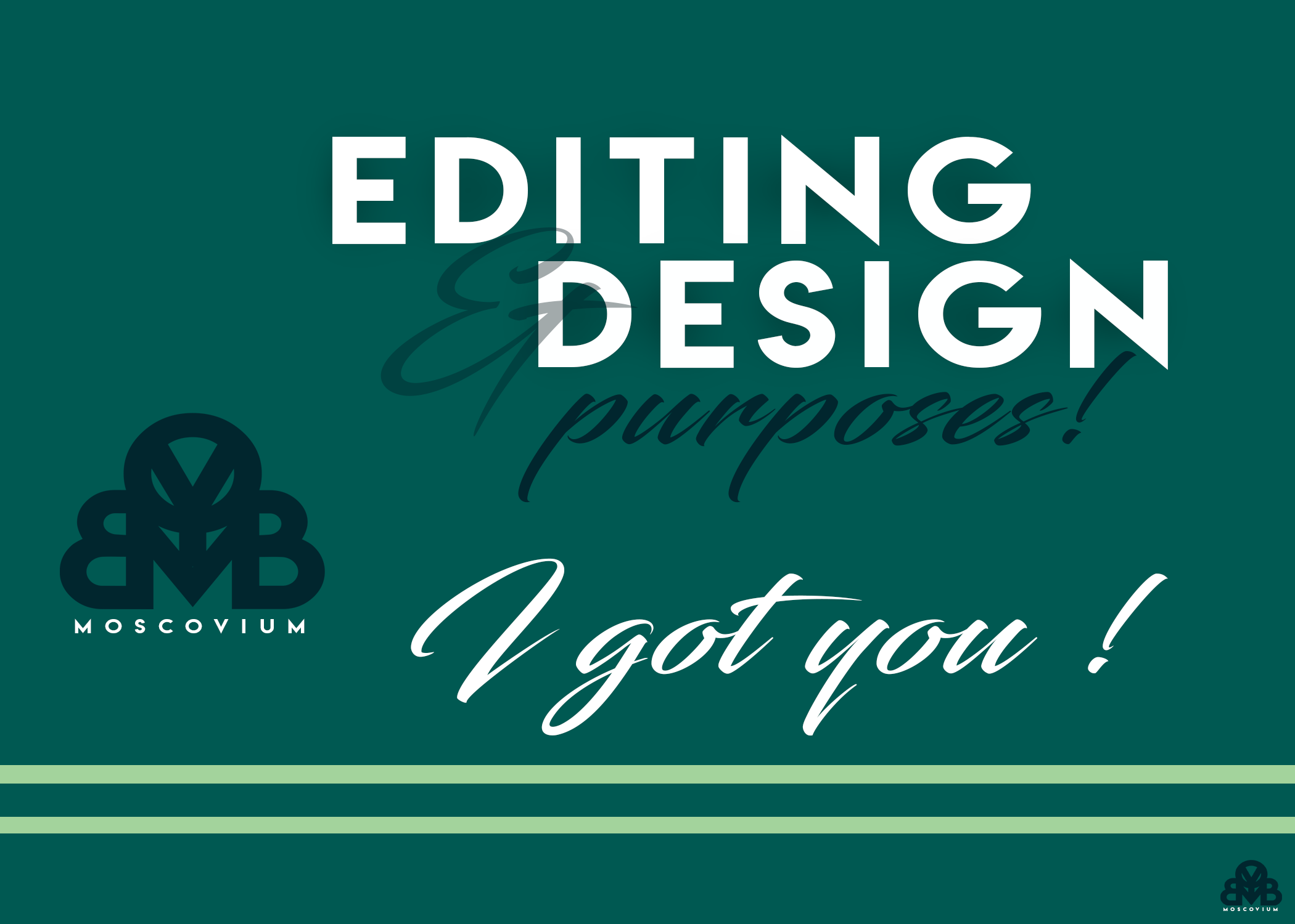 Editing designs for your needs with high quality for any purposes.
