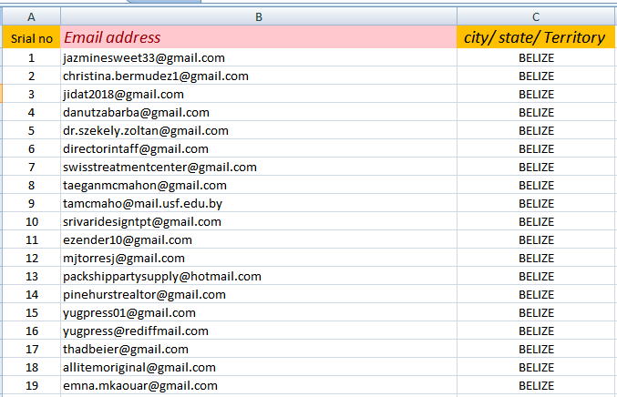 i will provide 5k niche targeted valid mail for your business in 24h