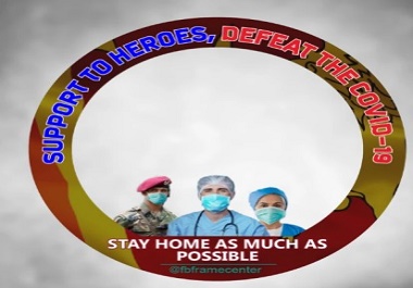 I will create facebook frame for your profile picture