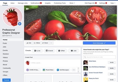 I will create all social media accounts and pages