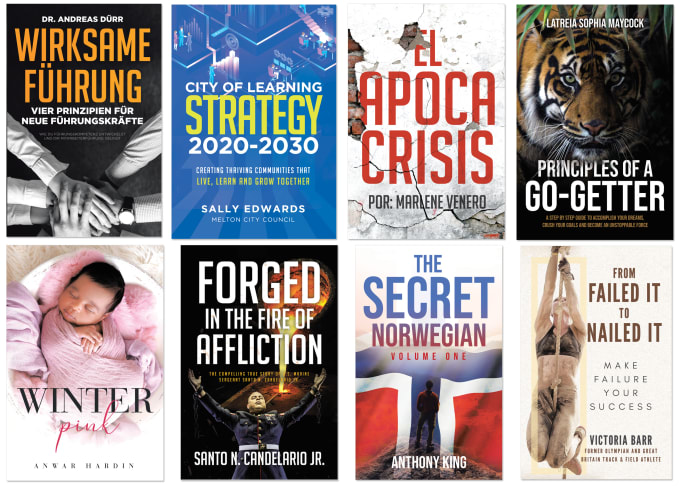 I will design an artistic book cover or ebook cover