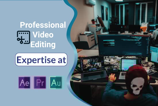 I will edit professional video with Premier Pro and A...