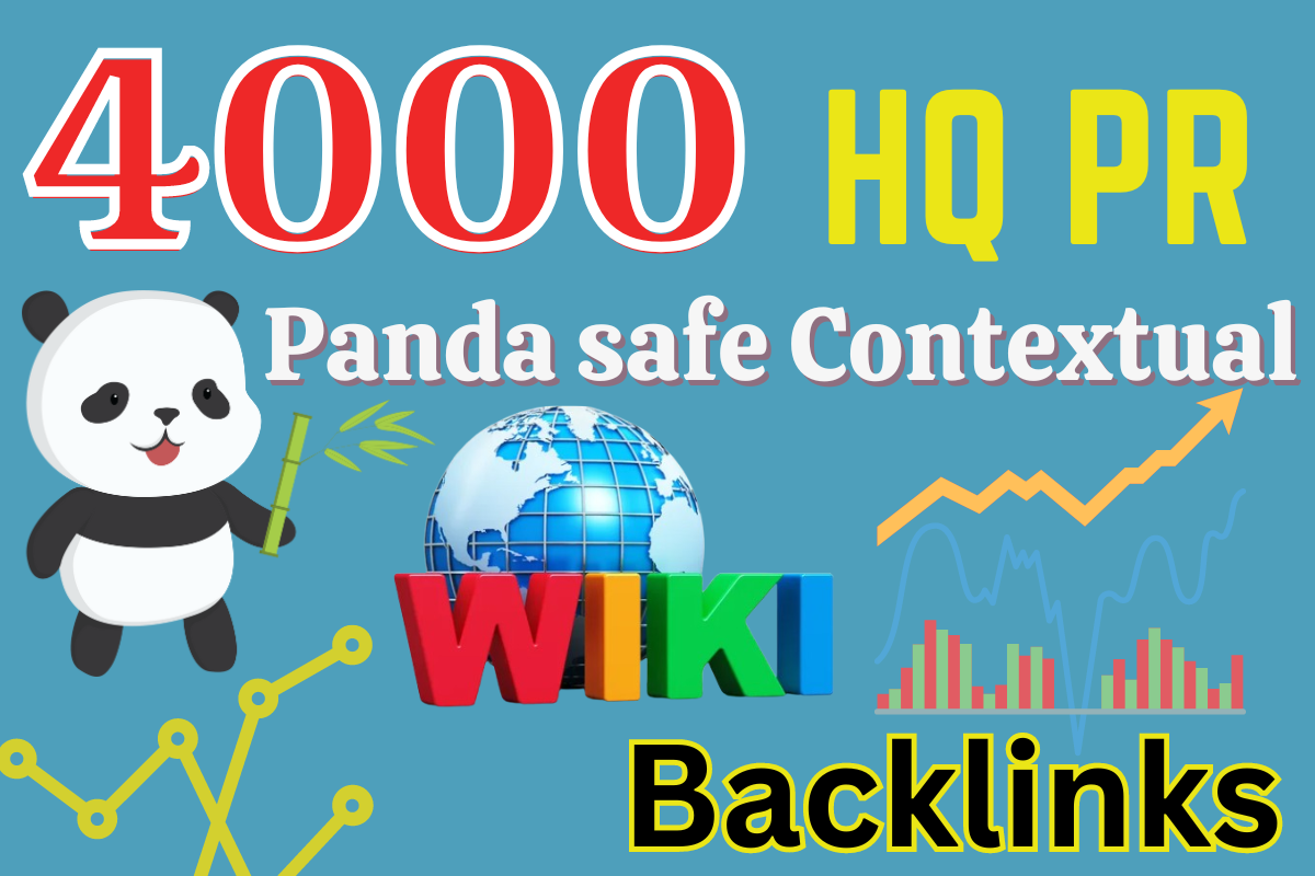 4000 HQ PR Panda safe Contextual & Unique backlinks