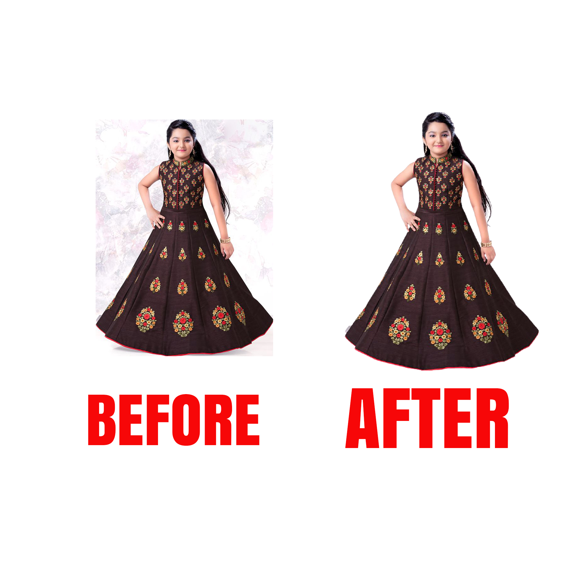 I will do photoshop editing remove background retouching resizing