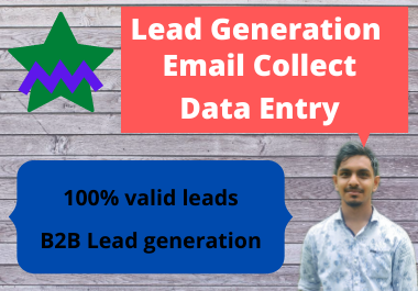 # I will do targeted lead generation email list from linkedin and data entry #