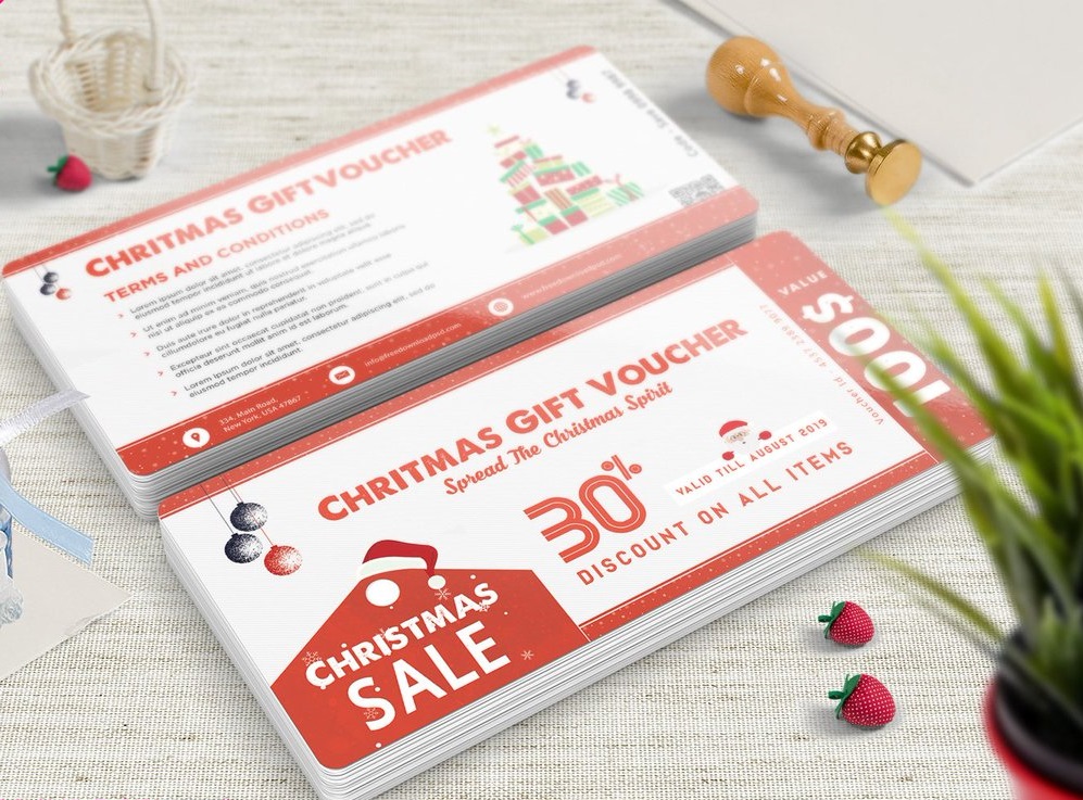 I will design Gift Voucher, Coupon and Certificate Degree/Award