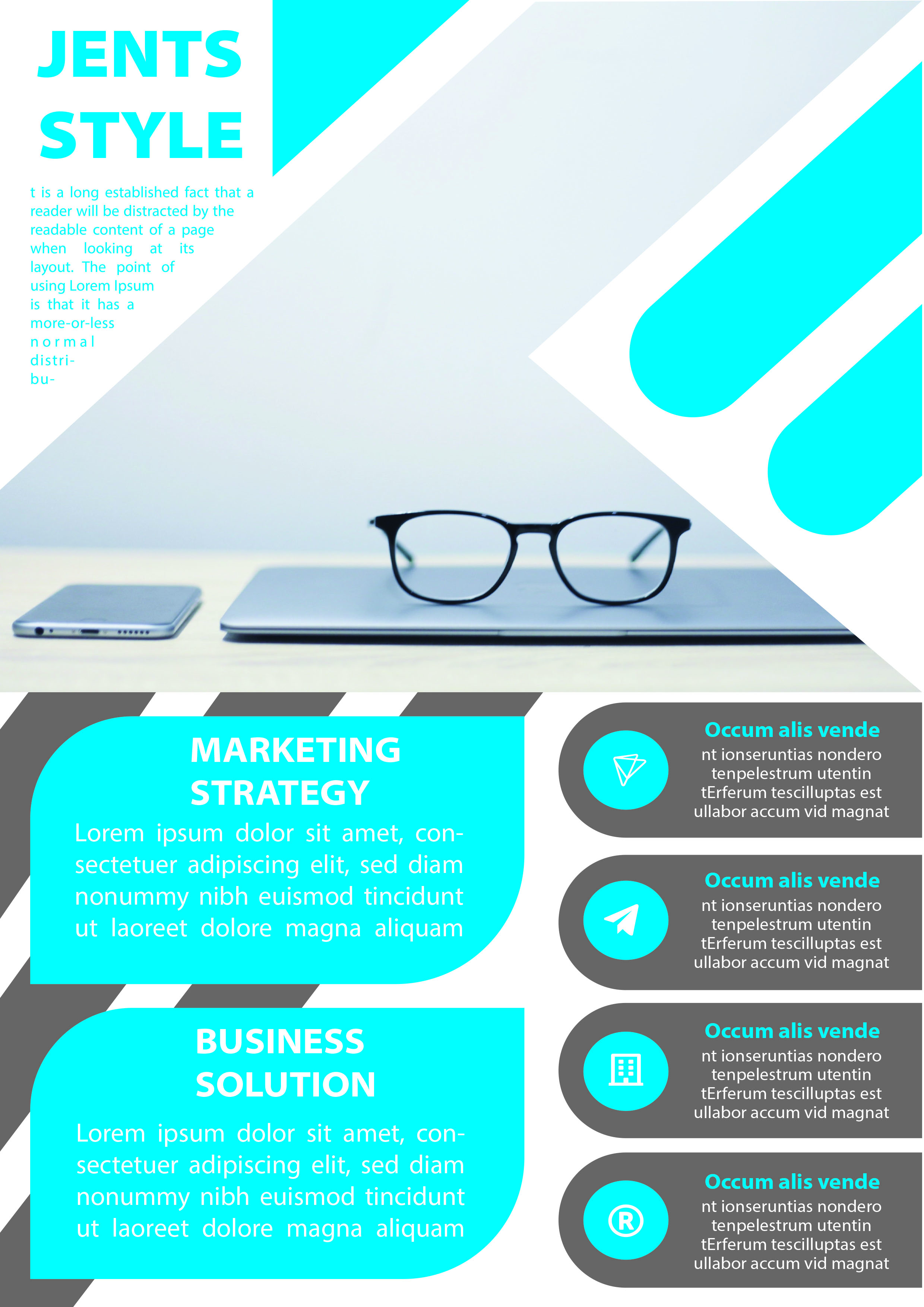 i can make modern,choice full and stylish business flyer