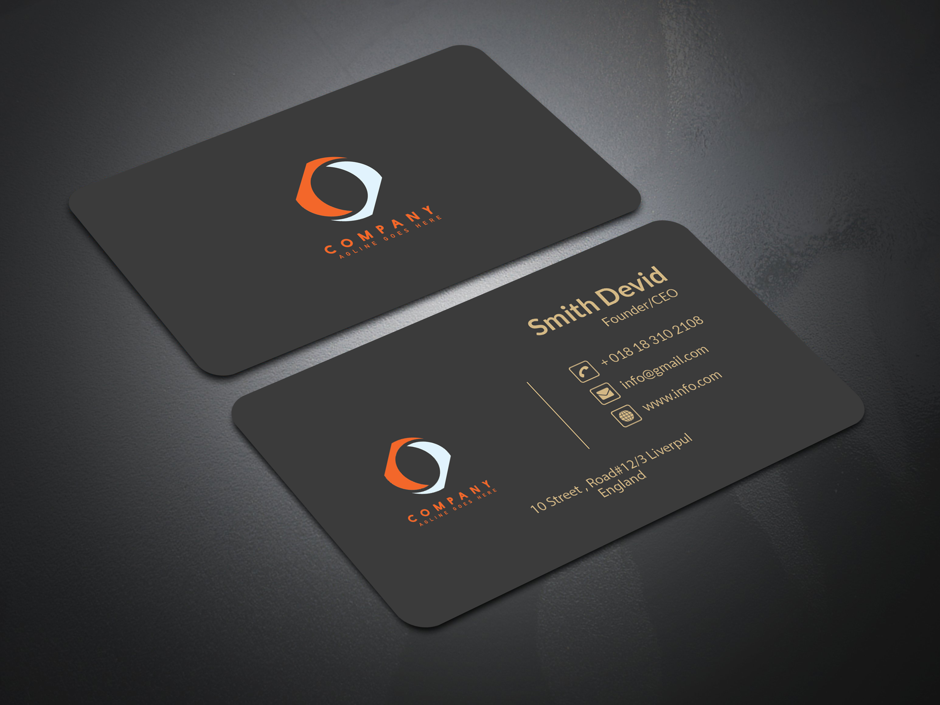 I well design a professional And luxury Business card design