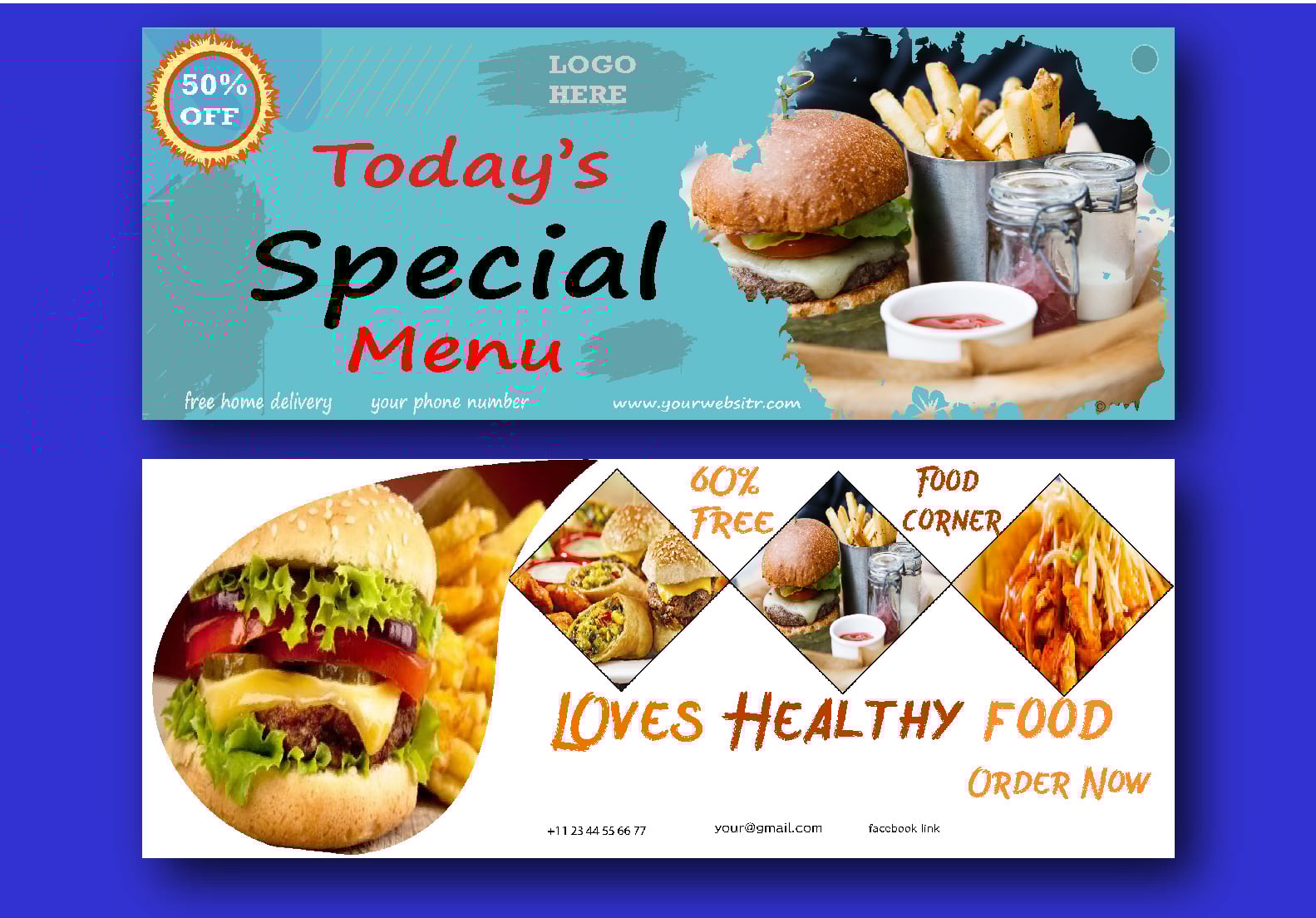 I will 1 Creative and Unique Social media or facebook cover design