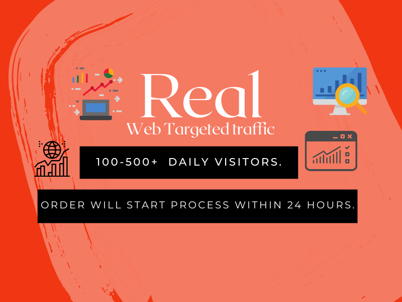 I will drive real targeted traffic, quality visitors...