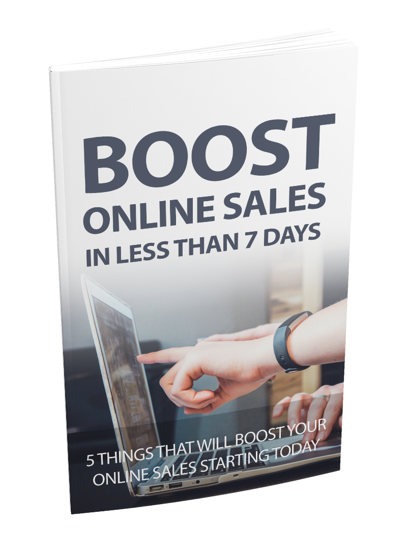 Boost online sales in less than 7 days in highly