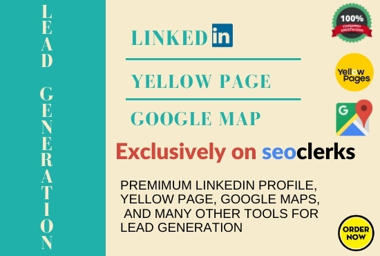 Lead generation from website, linkIdn, google maps, etc