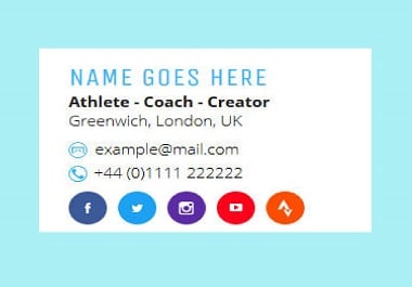 I will create HTML email signature within 2hrs