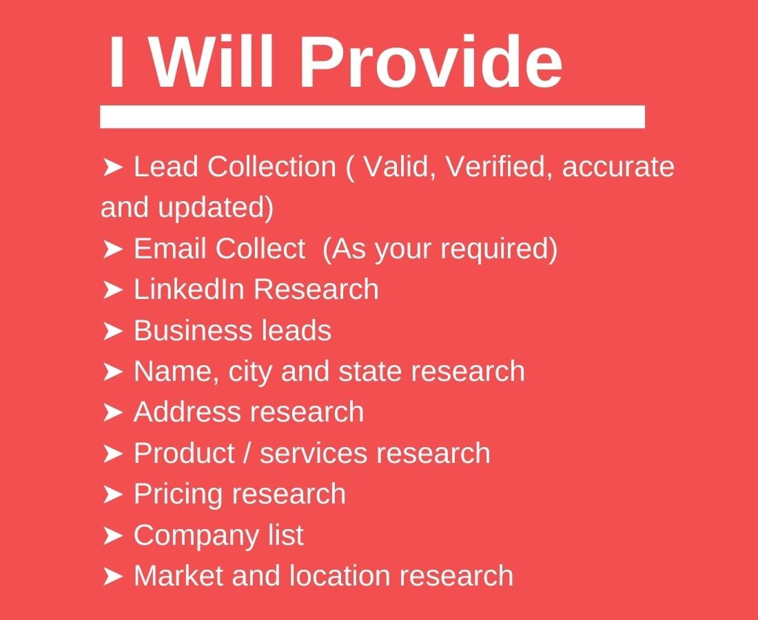 I will do targeted b2b linkedin lead generation