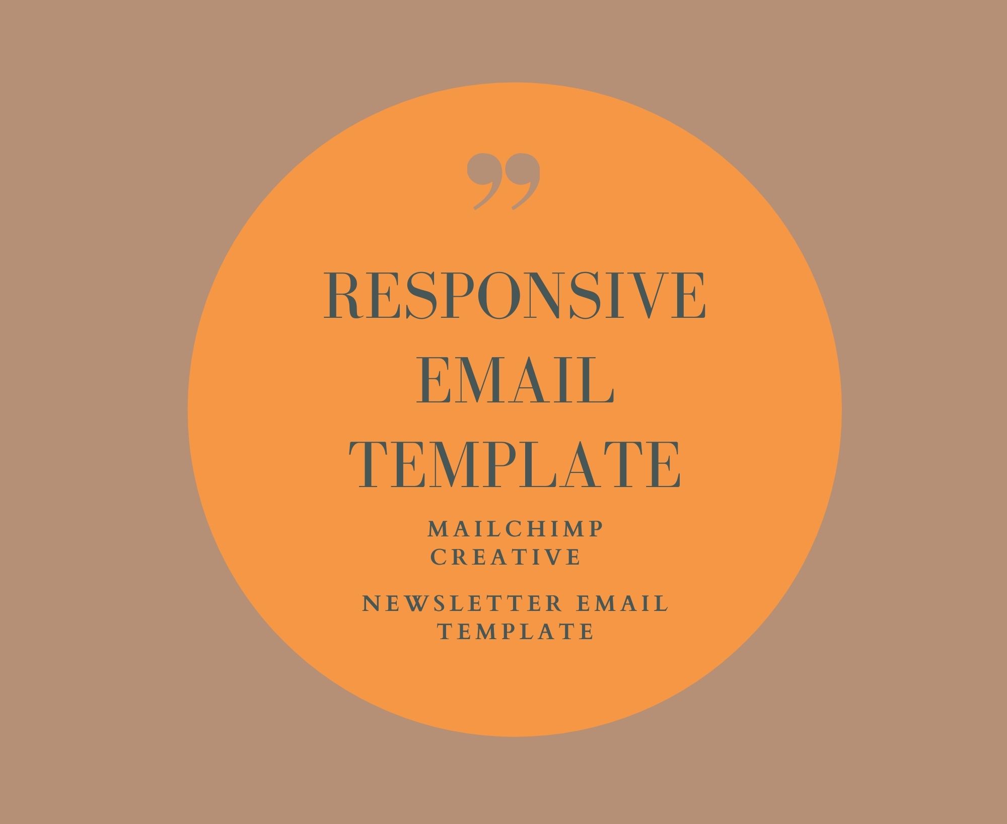 I will design responsive email template