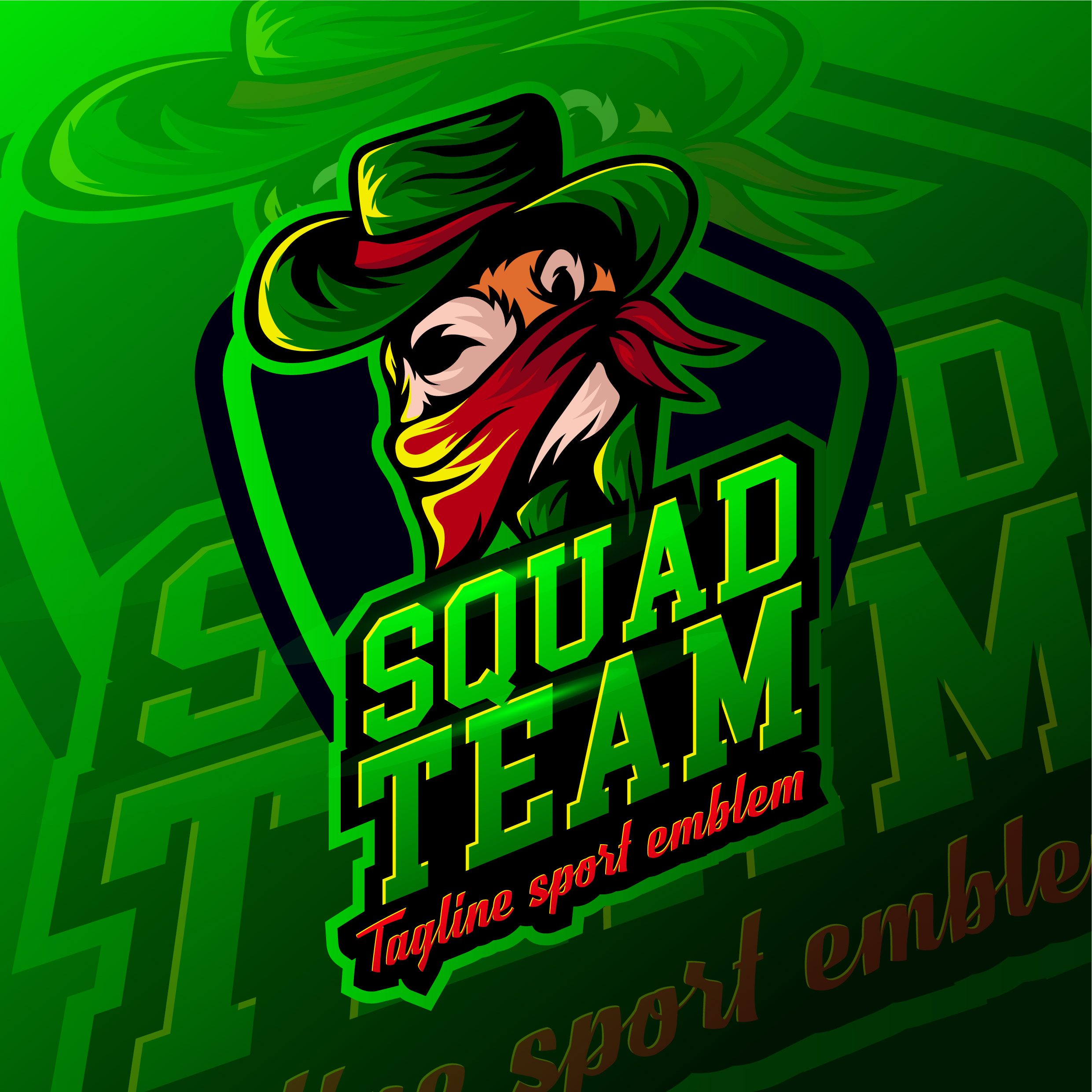 I will design avatar, mascot, youtube, sports and gaming logo 