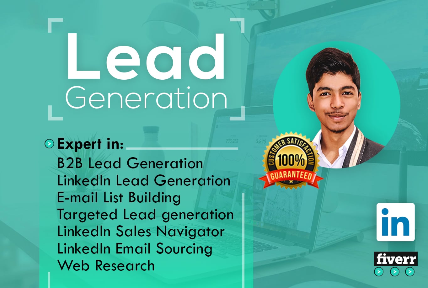 I'll provide location based 100 leads and targeted email list 100% Valid data Guarantee