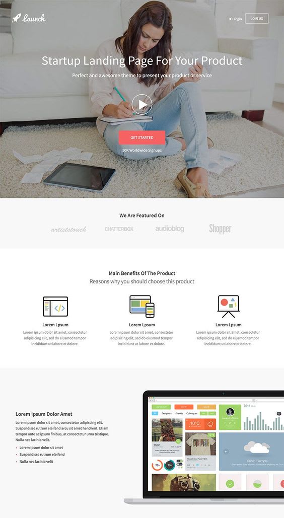 I will create responsive wordpress landing page design, elementor landing page
