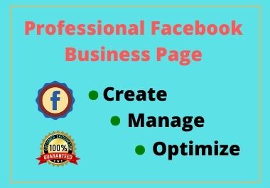 I will Design Professional Facebook Business page & SEO Optimize