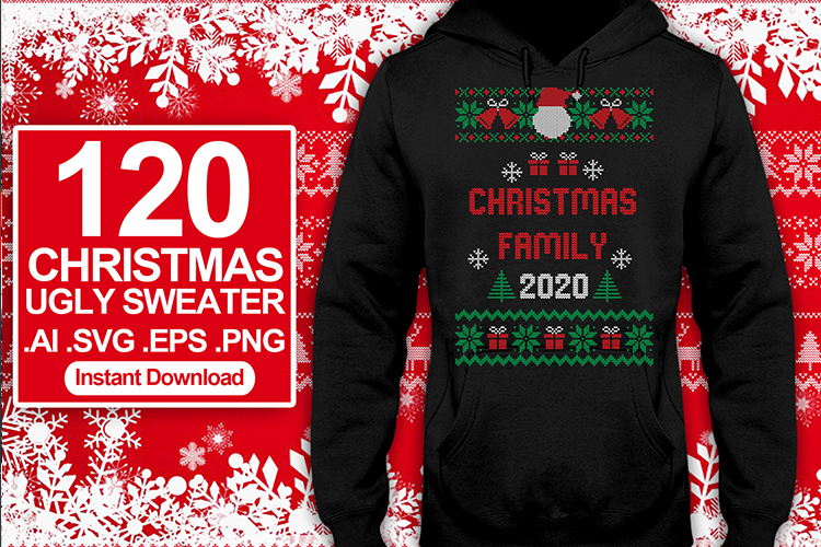 Download 120 Ugly Sweater Christmas T Shirt Design Svg Bundles For 3 Seoclerks