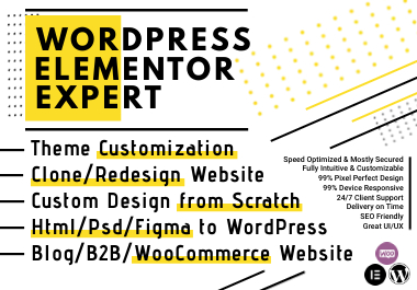 I'll Create, Clone & Redesign SEO-Friendly Wordpress Website