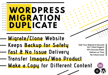 I'll Migrate, Transfer & Duplicate Wordpress Website