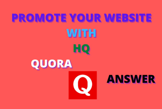 Promote your website with 15 H.Q. Quora Answer 