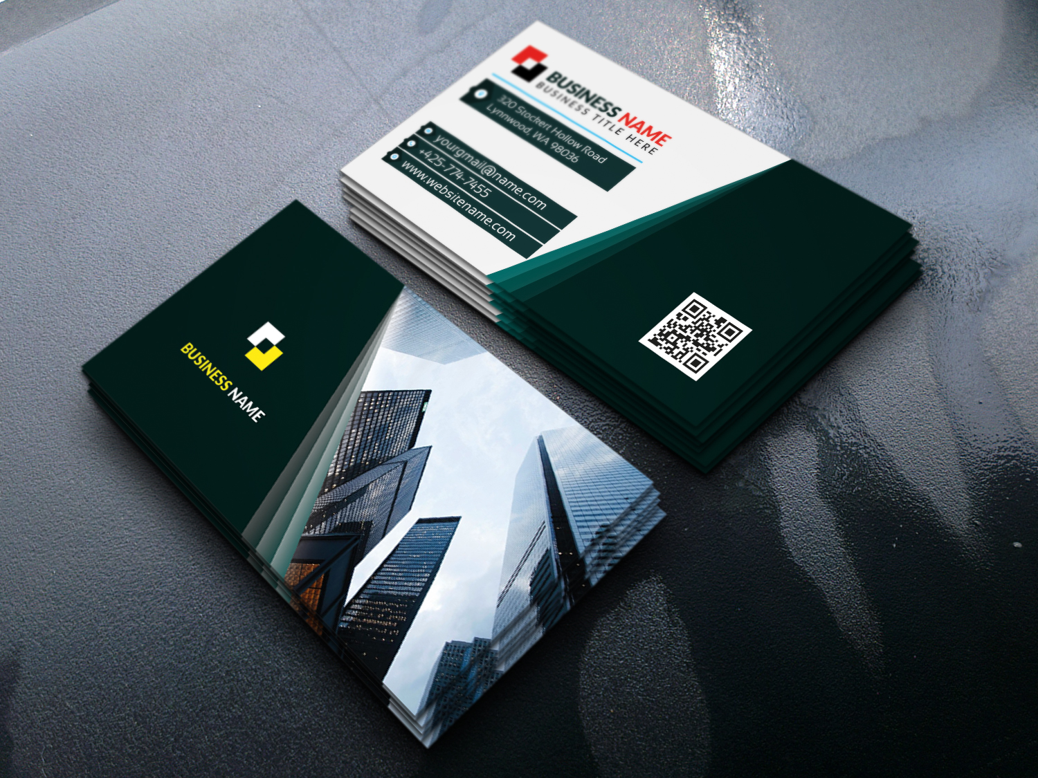 I will design luxury double sided business card within 24 hours.