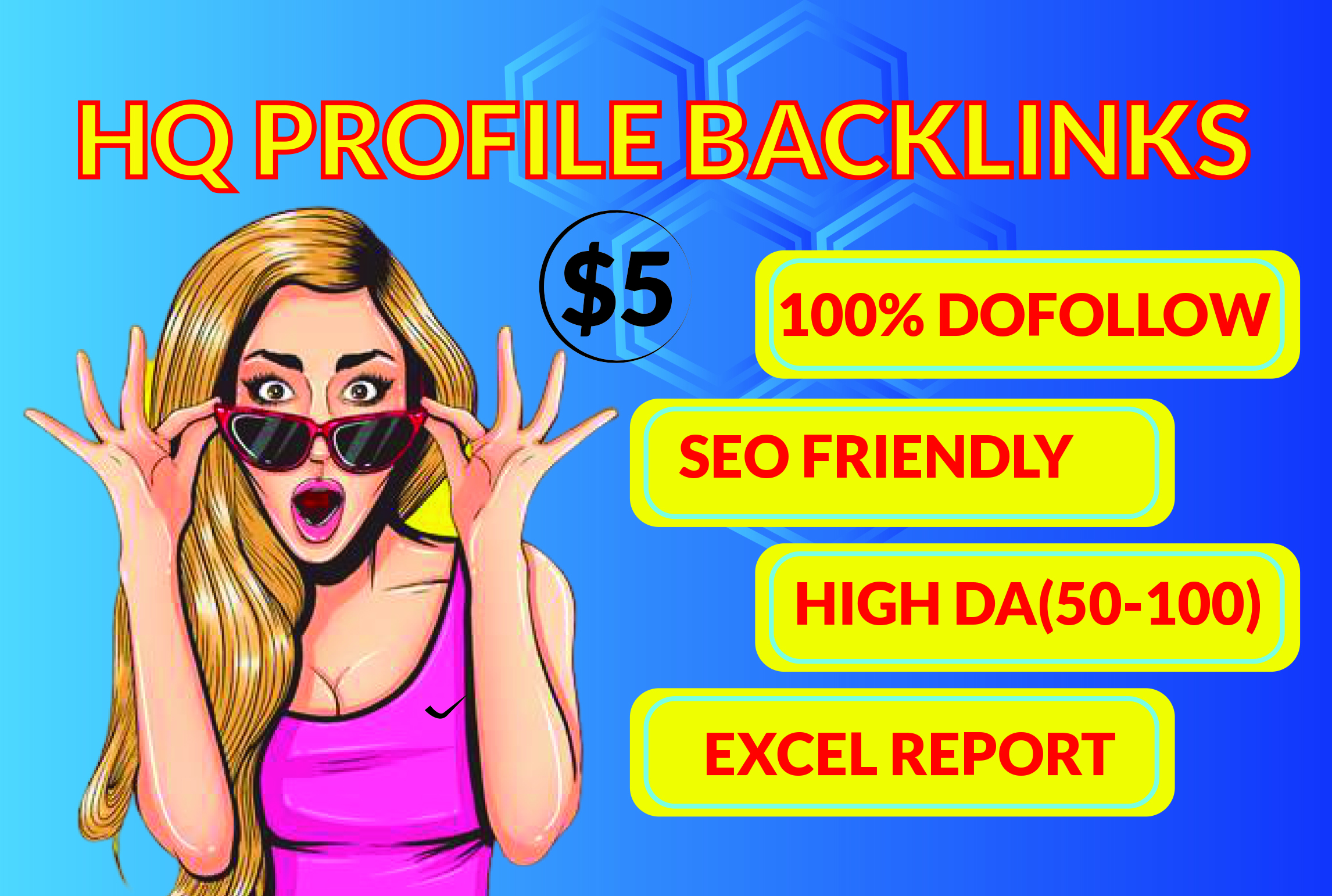  I will do 300 manual SEO Profile Backlinks