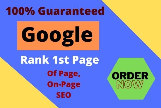 I will rank your website guarantee first page of google 