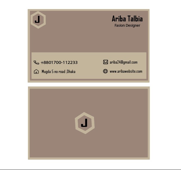 I will create luxury Business card