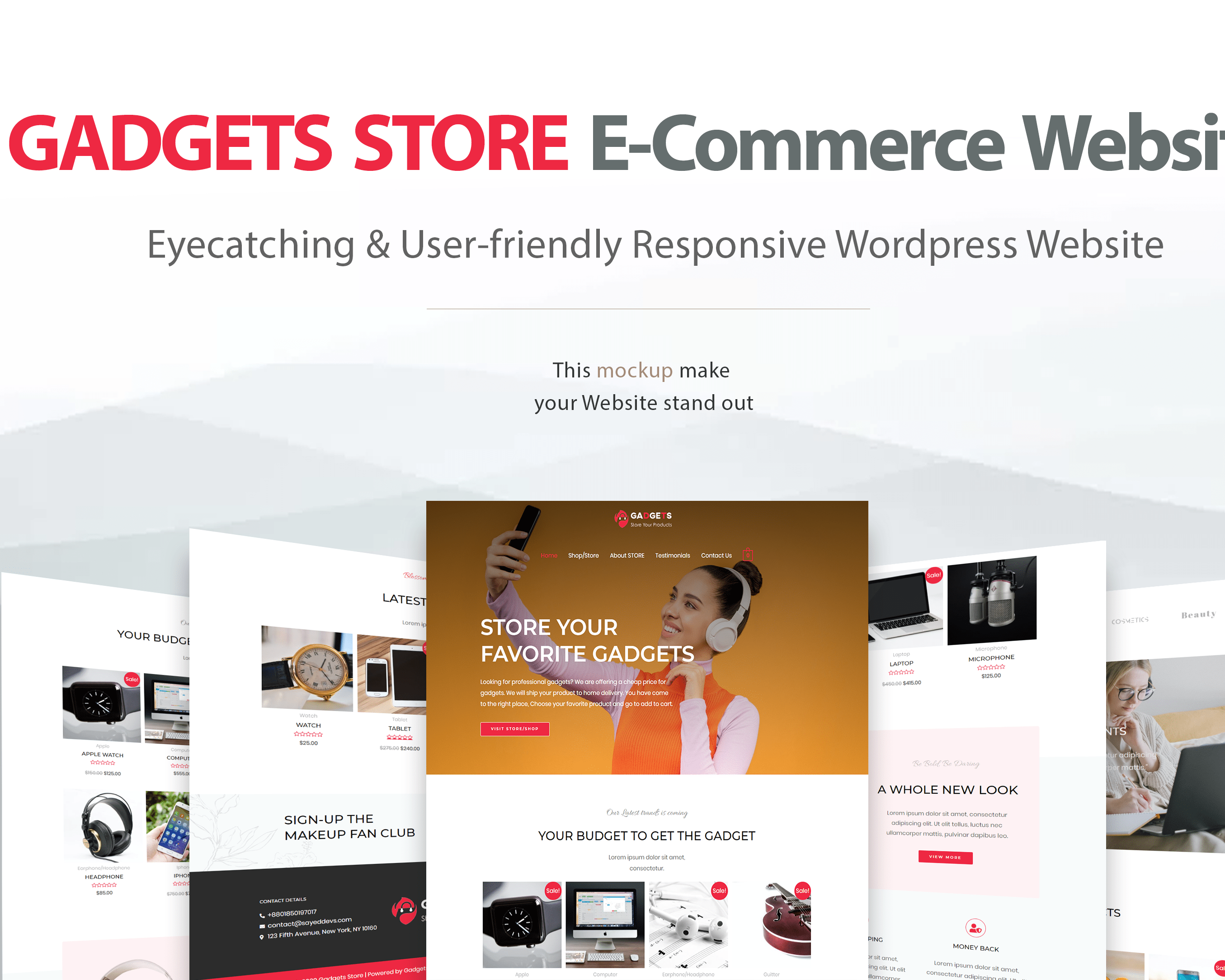 I will design and develop responsive wordpress website