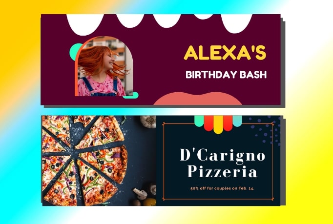 I will create a modern Facebook banner design,web banner design, fb cover, YouTube banner design 