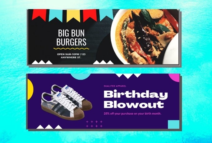 I will create a modern Facebook banner design,web banner design, fb cover, YouTube banner design 