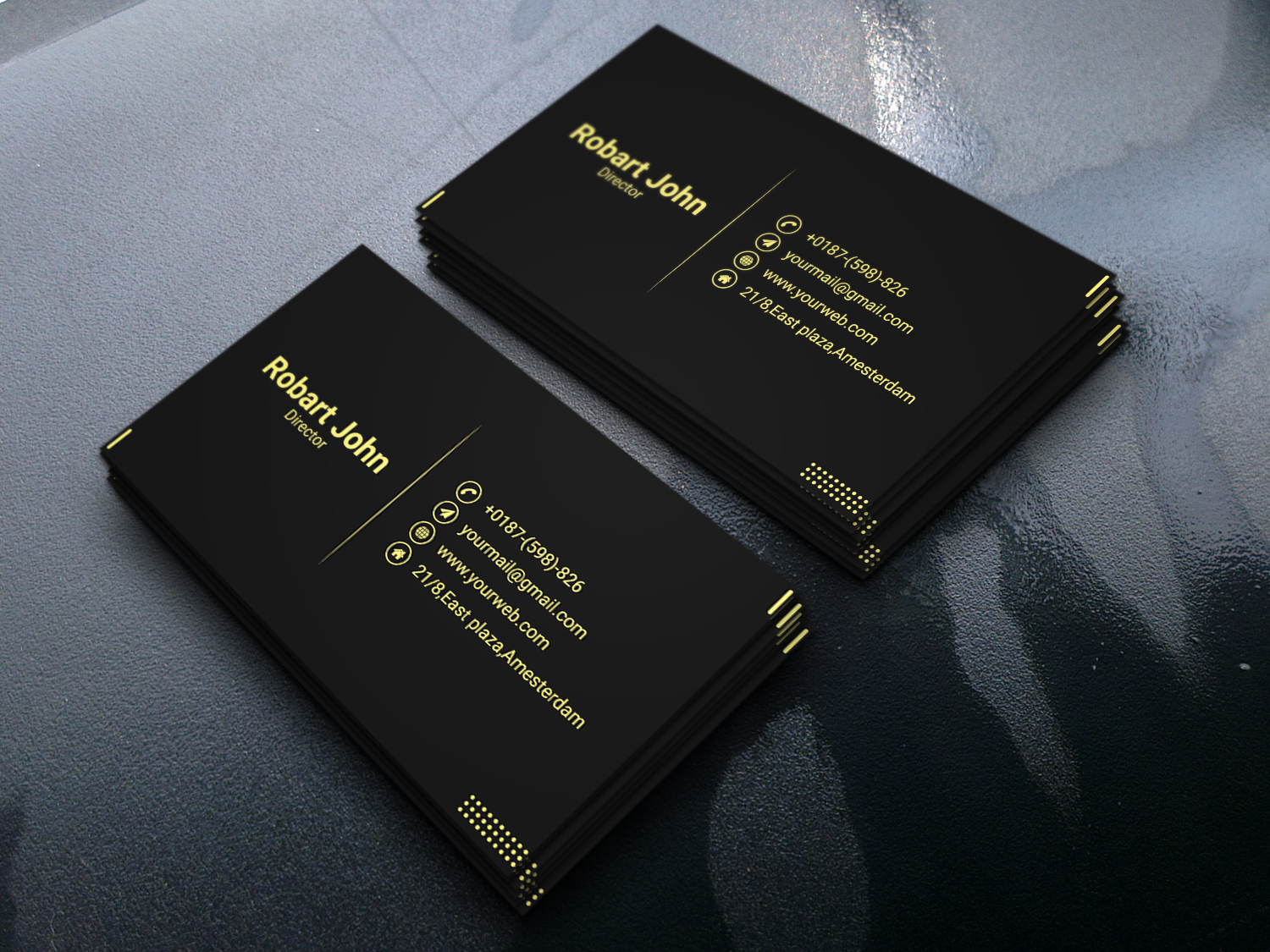 I will design amazing and Minimalist business card for you 