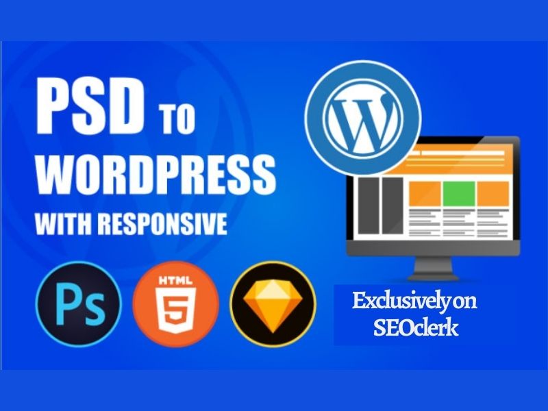 PSD XD Sketch convert into Responsive HTML website  Upwork