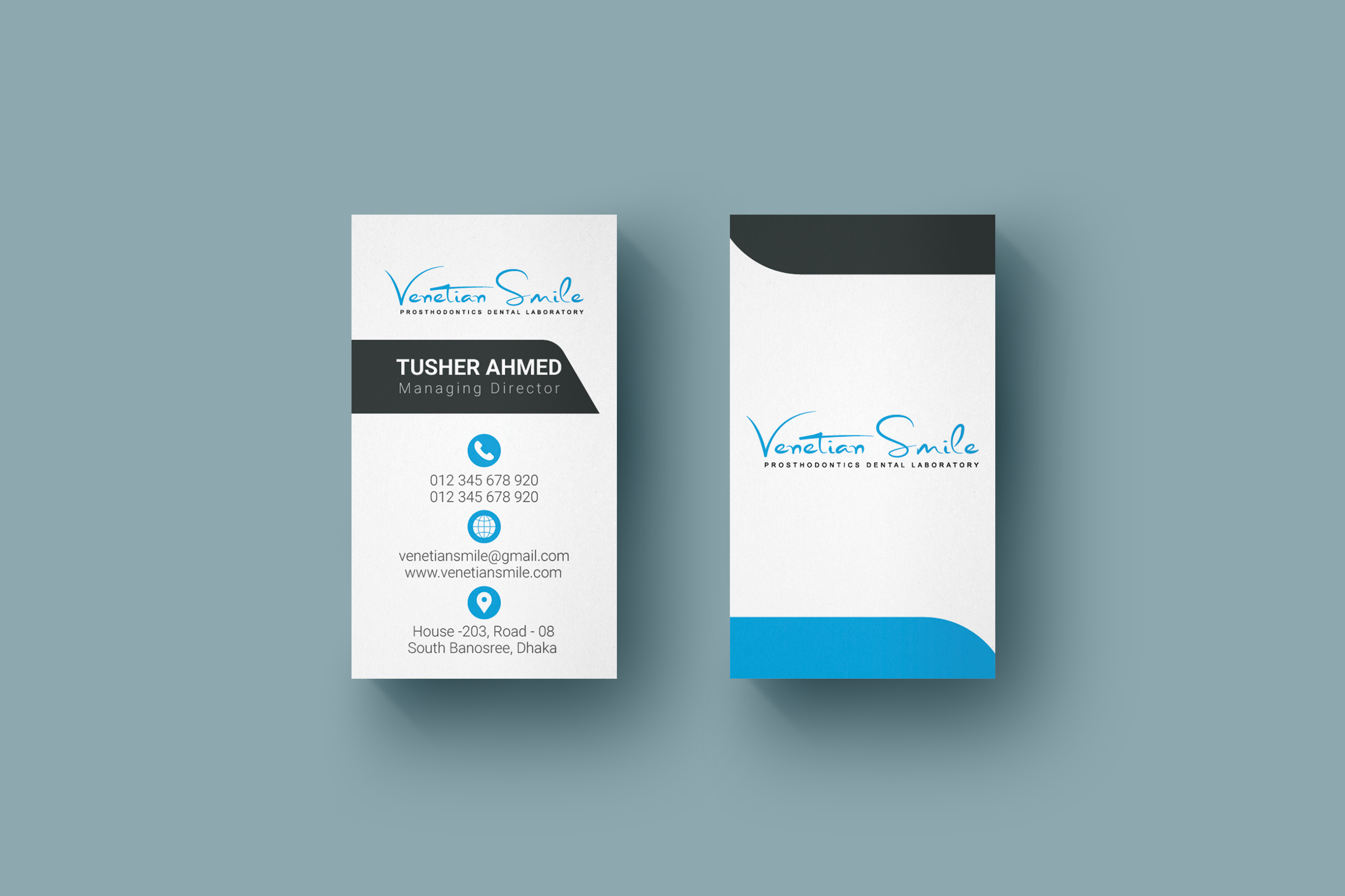 I will design creative professional business card within 12 hours