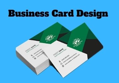 Design Creative Business Card Within 24 hours