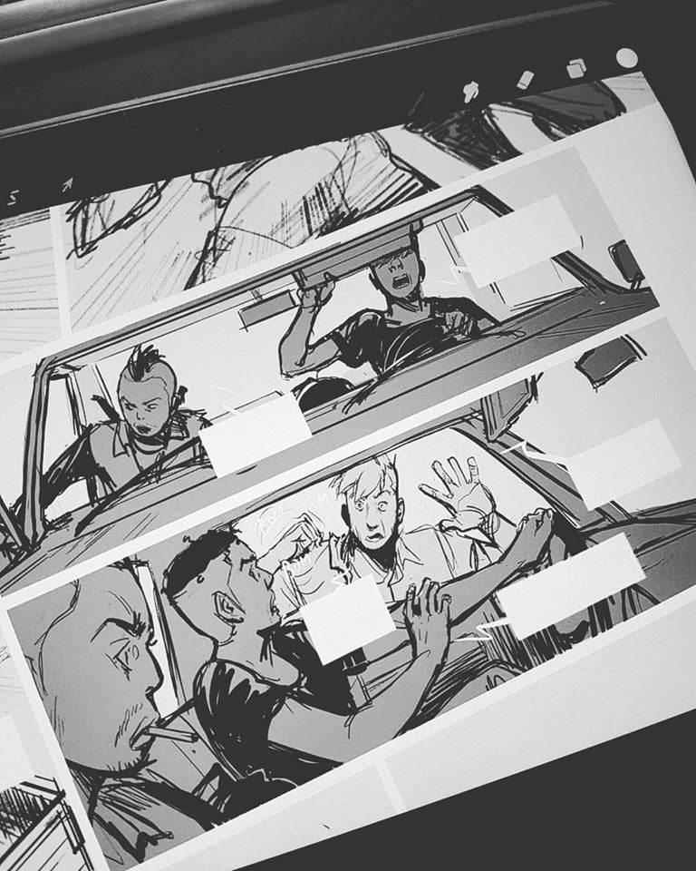 I will turn your script into an amazing manga or manhwa storyboard