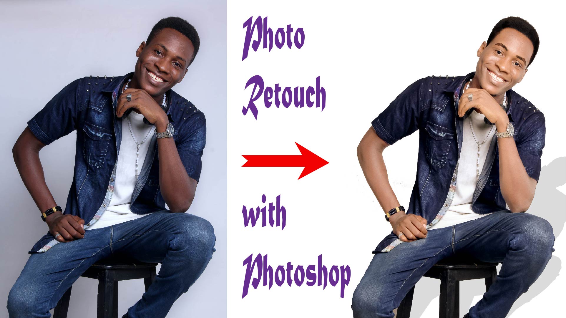 Background Removal Photo Retouch with Photoshop