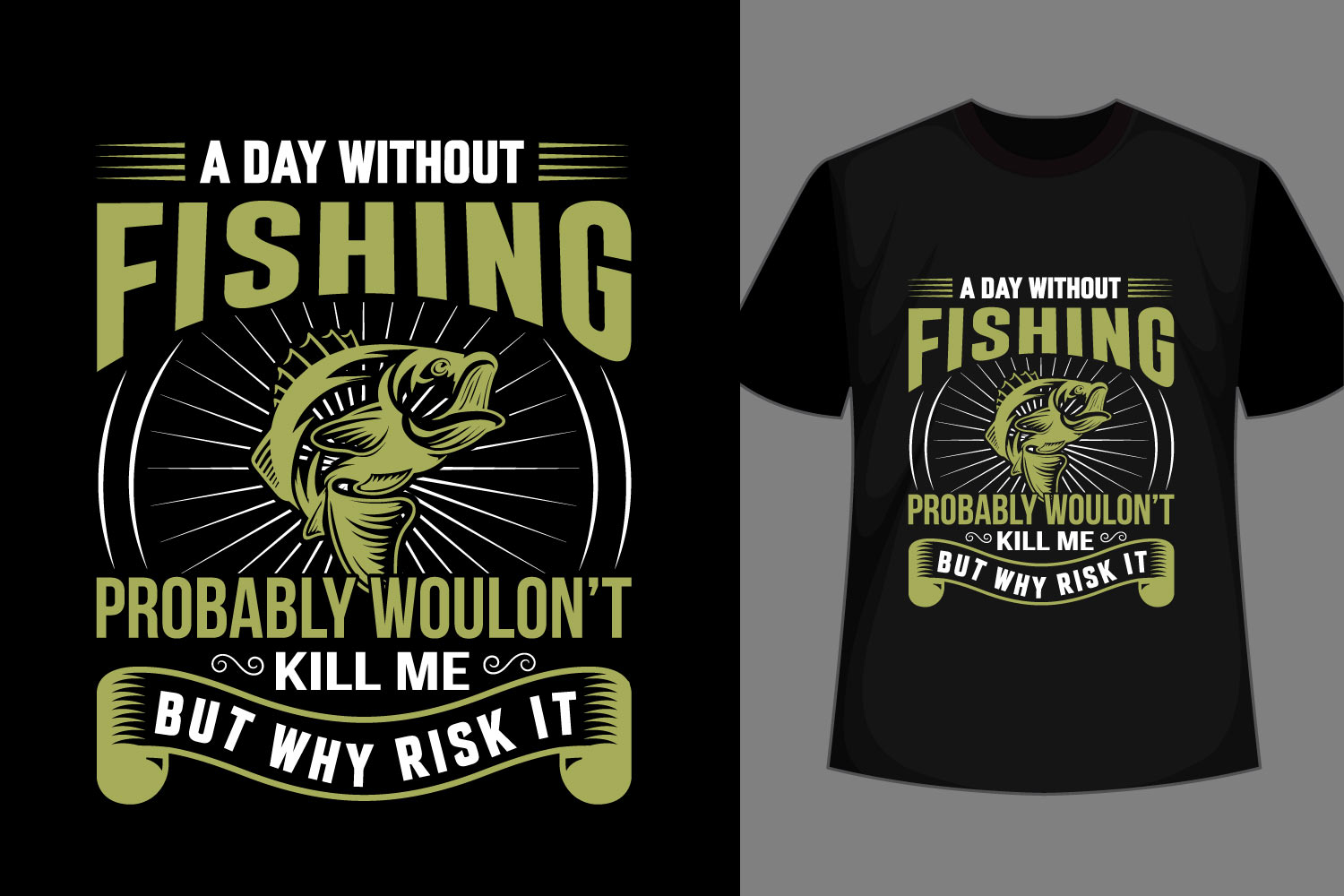 I will create an unique custom typography & retro t-shirt design.