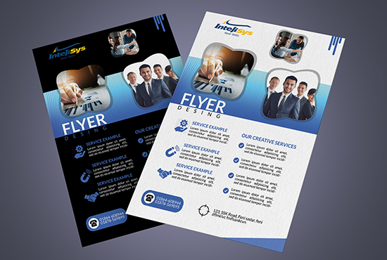  design a professional corporate flyer