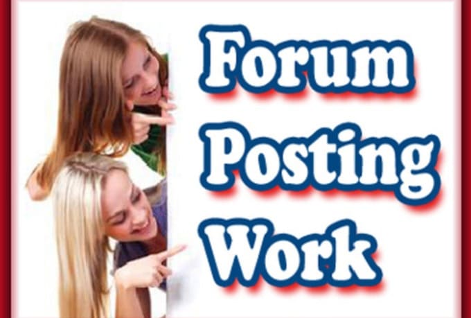 I will do high da 50 plus forum posting backlinks