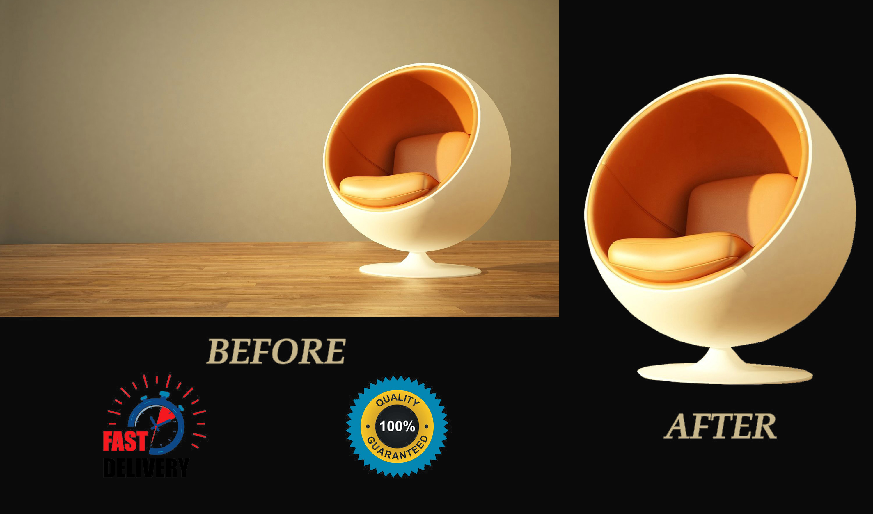 I will do background remove, photo retouching