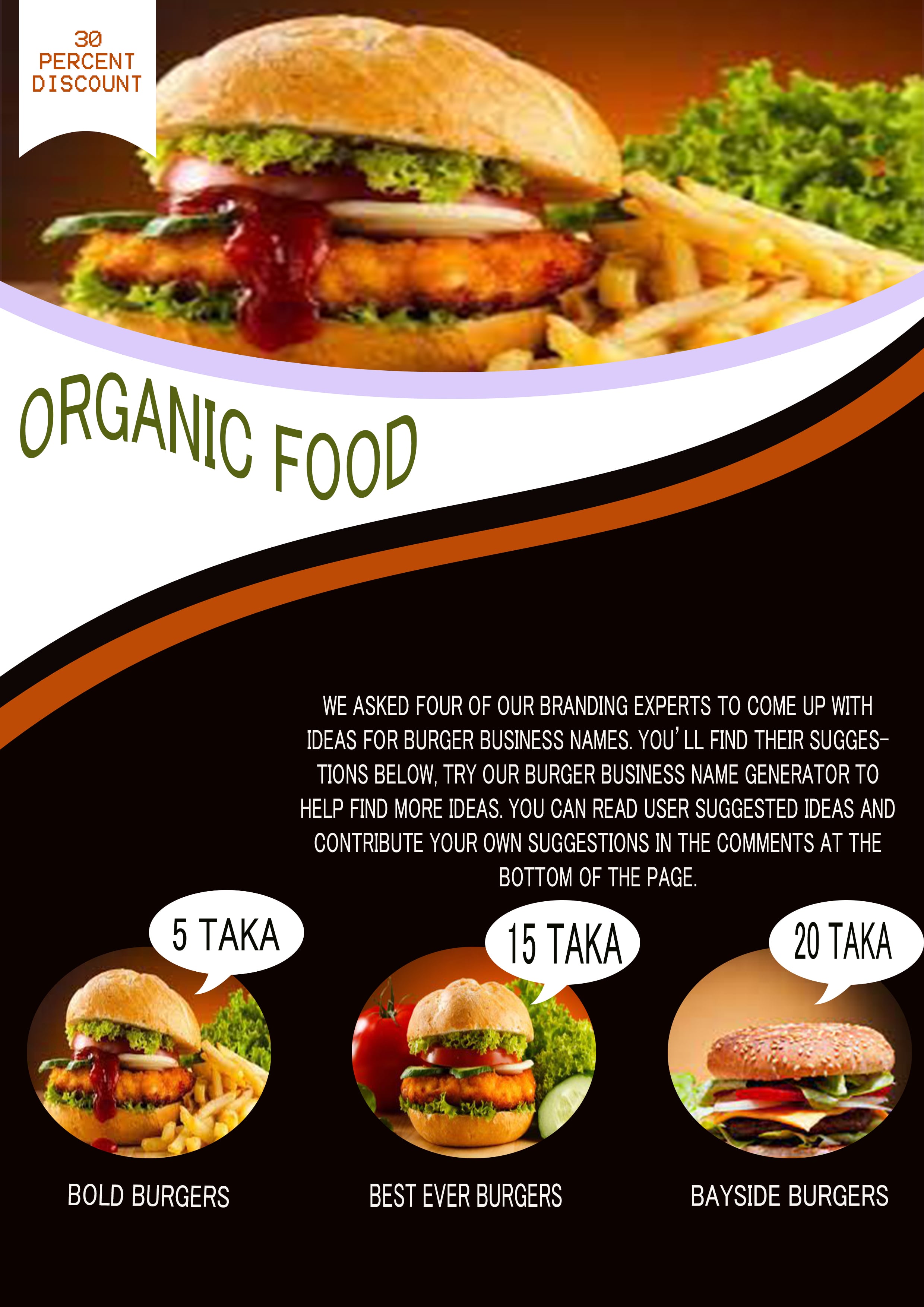 I will design a flyer for you.