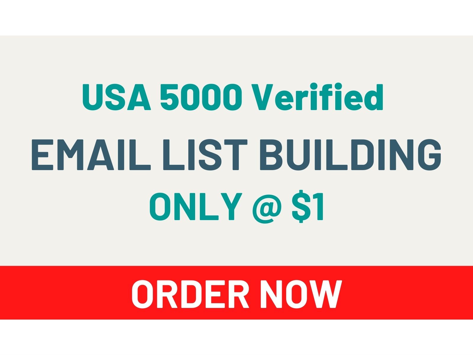I Will Give You USA 5000 Verified Email List