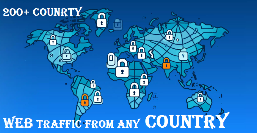 30000 Organic web traffic from any country Low Bounce Rate, Long Session