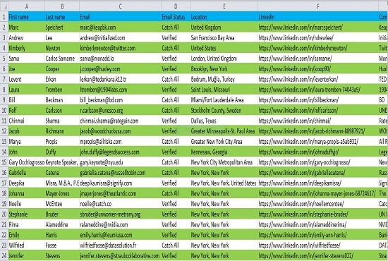 I will do 100 B2B Lead Generation with valid emails.